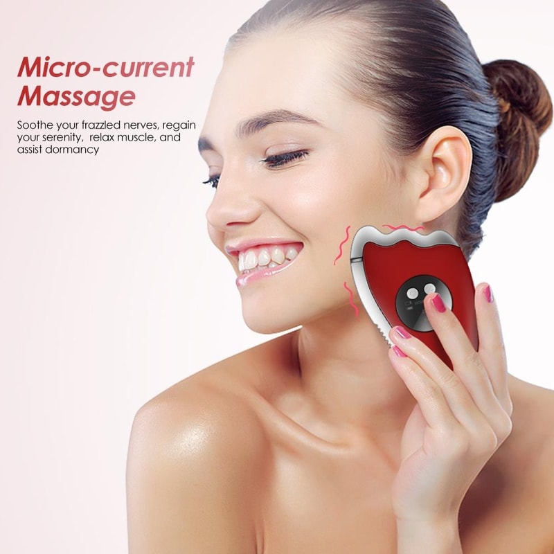 Heated Electric Facial Massager And Gua Sha Scraping Tool 6