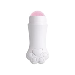 quartz oil absorbing face roller for shine control and facial massage