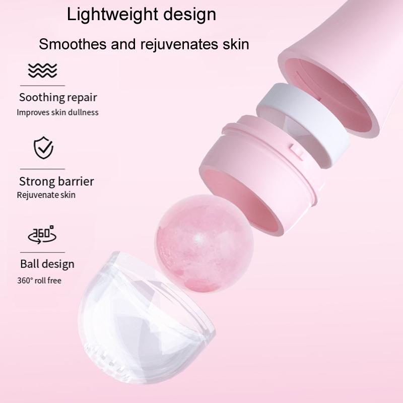 Quartz Oil Absorbing Face Roller For Shine Control And Facial Massage 4