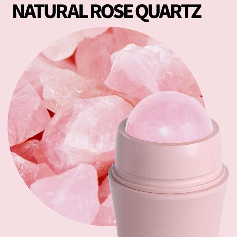 Quartz Oil Absorbing Face Roller For Shine Control And Facial Massage 5