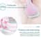 Women Sensitive Skin Hair Removal Razor with 1 Holder and 2 Tool Heads