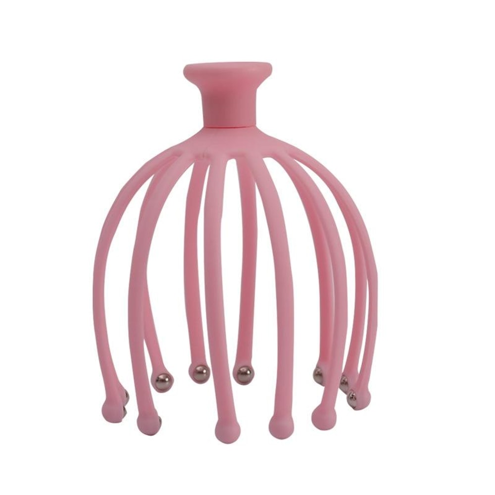 Octopus Scalp Massager with Rotating Ball Tips for Stress Relief