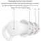 Reusable Noise Canceling Silicone Earplugs for Sleep and Swimming