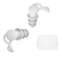 Reusable Noise Canceling Silicone Earplugs for Sleep and Swimming