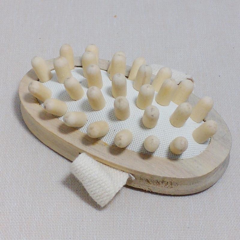 Deep Relief Wooden Body Massager & Cellulite Massage Brush for Lymphatic Detox