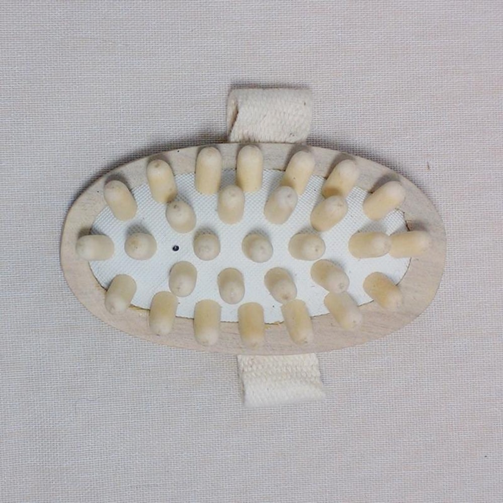 Deep Relief Wooden Body Massager & Cellulite Massage Brush for Lymphatic Detox