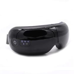 bluetooth heated eye massager with air pressure & vibration therapy