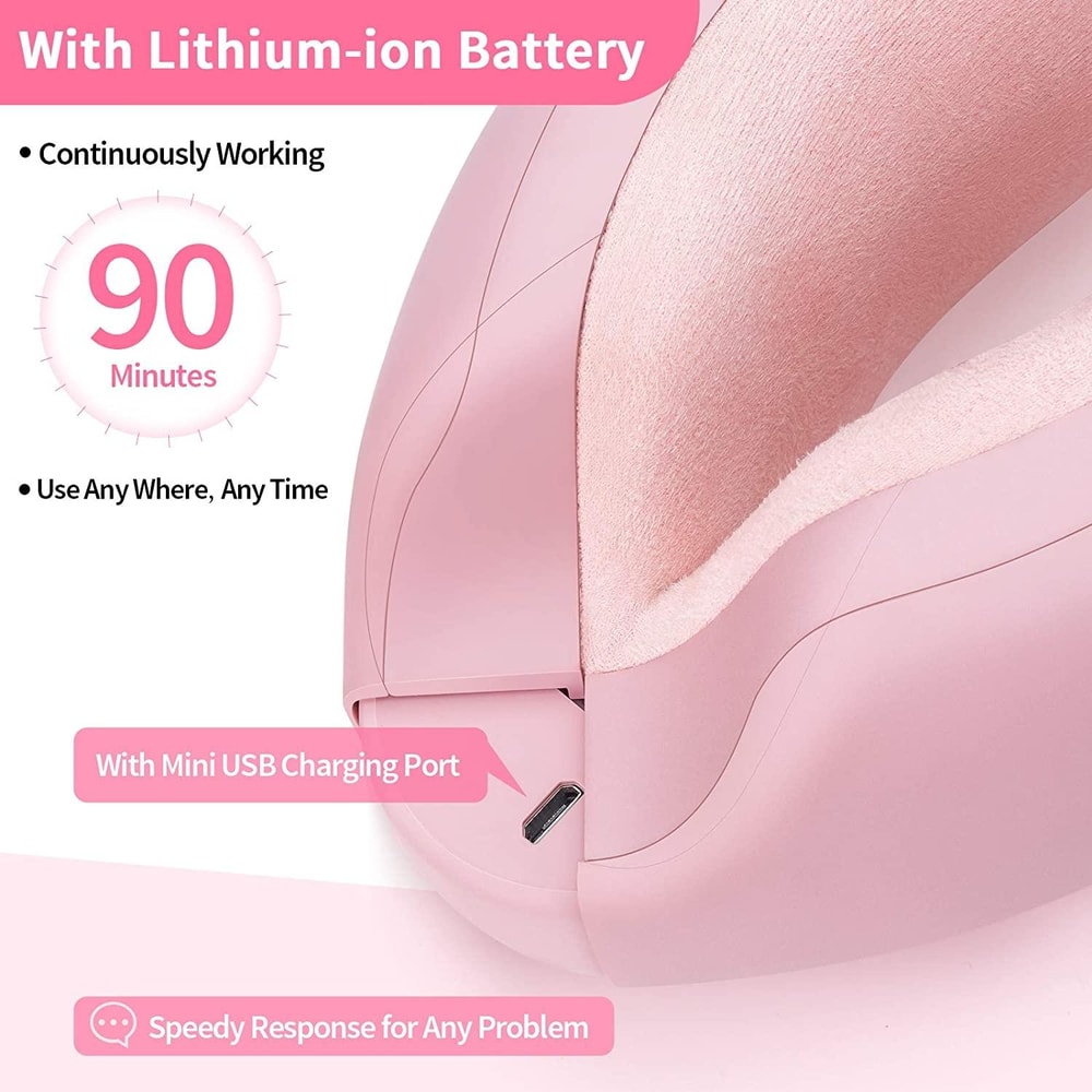 Bluetooth Heated Eye Massager with Air Pressure & Vibration Therapy