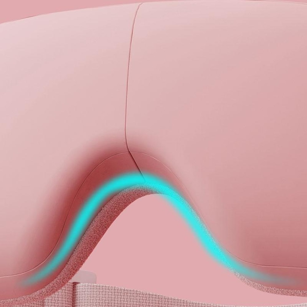 Bluetooth Heated Eye Massager with Air Pressure & Vibration Therapy