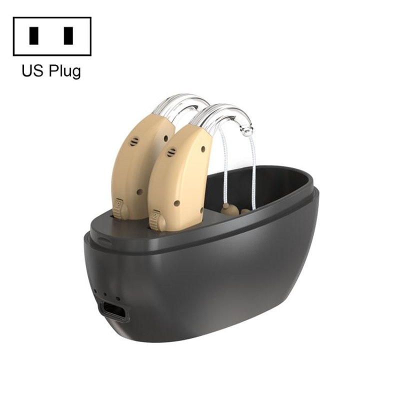 Premium Rechargeable Hearing Amplifier For Seniors Easy Use Sound Amplifier Device With US Plug 7