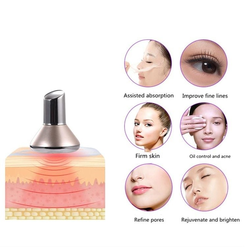 Magnetic Facial Massager Vibration Beauty Instrument For Masks And Essential Oils 6