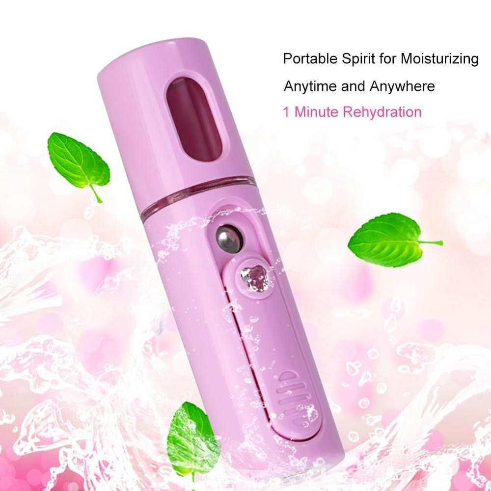 Premium Portable Facial Steamer Nano Mist Sprayer USB Rechargeable Mini Hydration Mist For Glowing 10