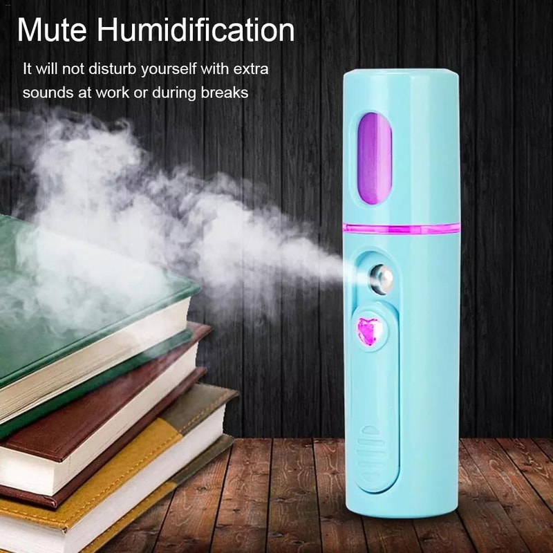 Premium Portable Facial Steamer Nano Mist Sprayer USB Rechargeable Mini Hydration Mist For Glowing 5