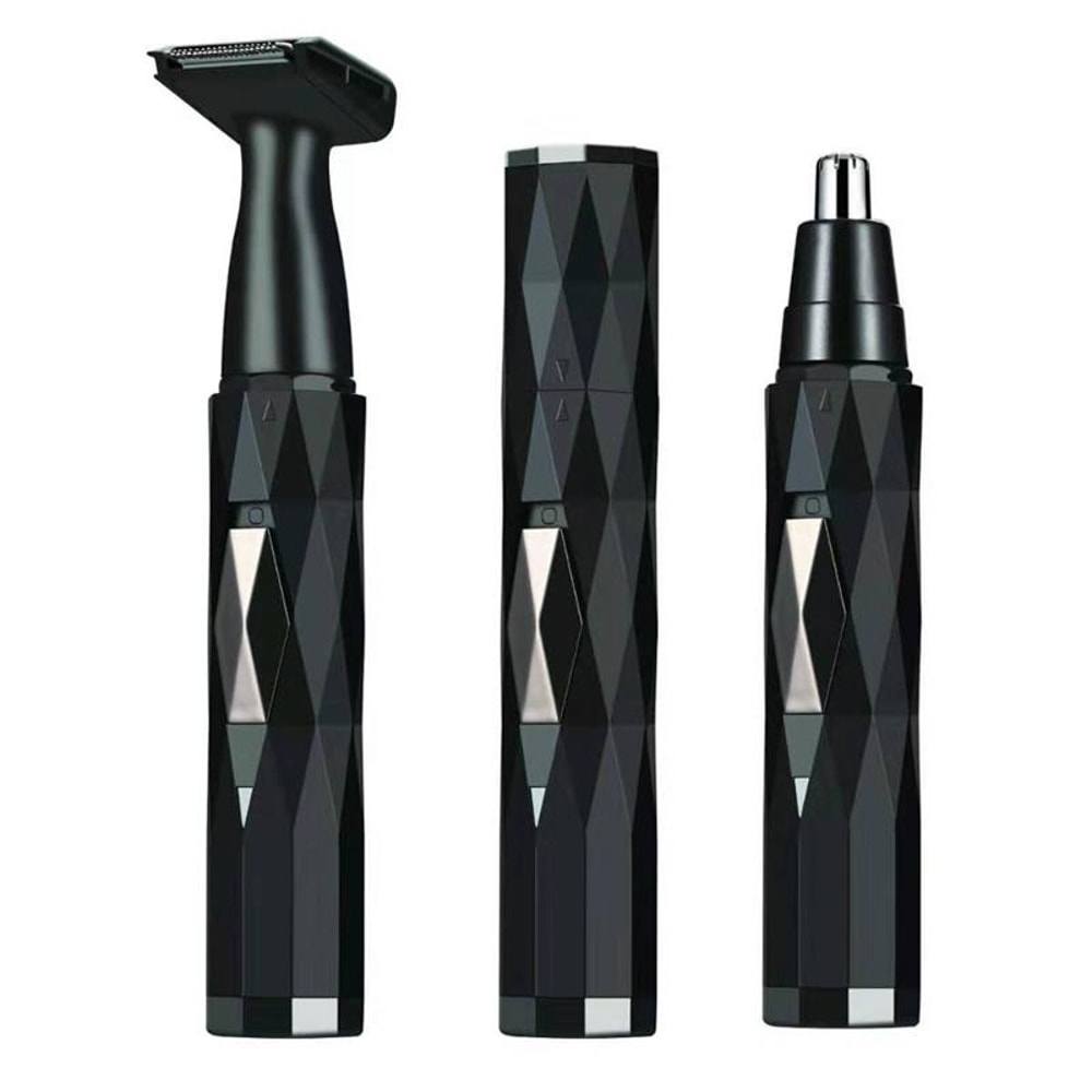 USB Rechargeable Nose Hair Trimmer For Men With Ear Eyebrow And Sideburn Grooming Kit 1