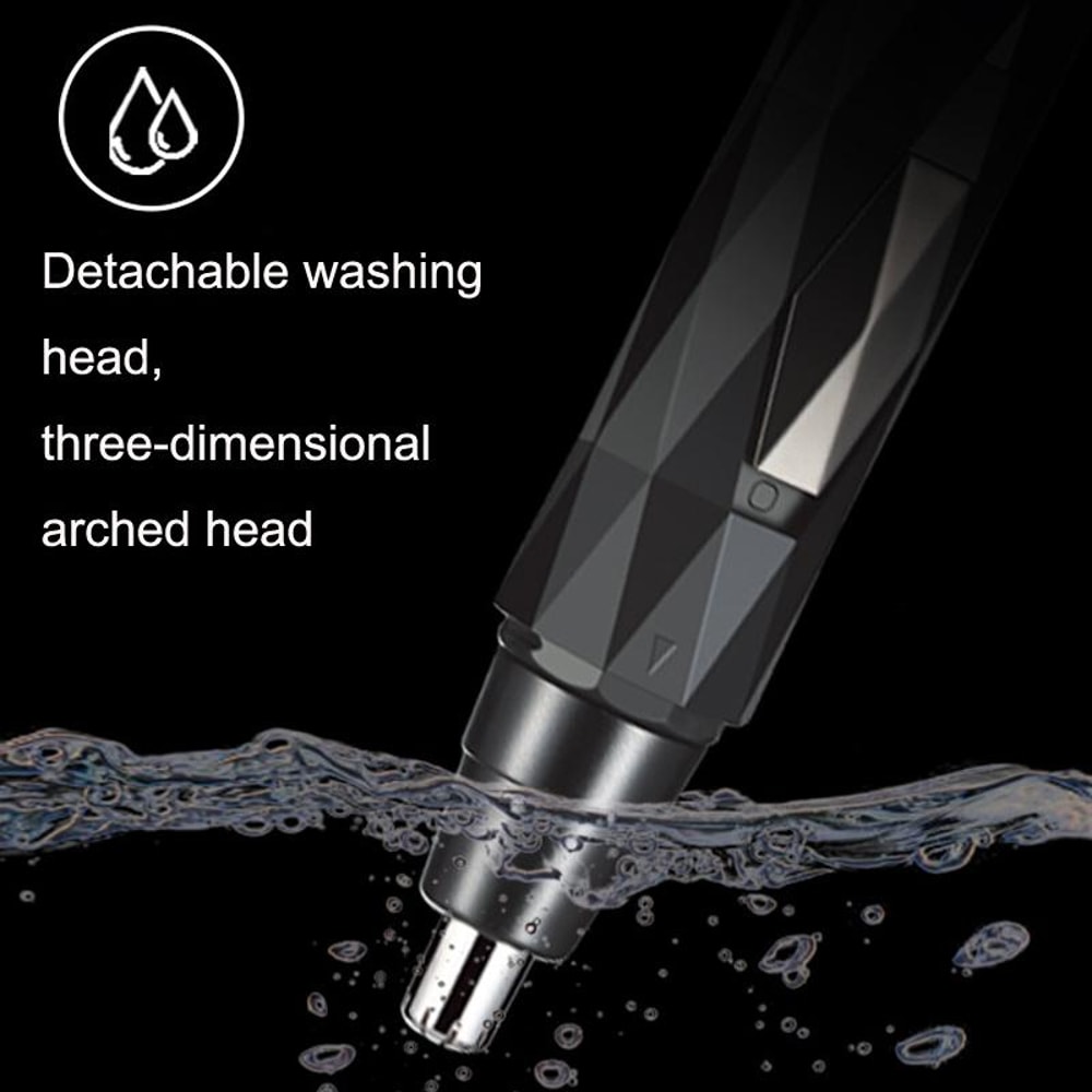 USB Rechargeable Nose Hair Trimmer For Men With Ear Eyebrow And Sideburn Grooming Kit 3