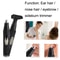 USB Rechargeable Nose Hair Trimmer For Men With Ear Eyebrow And Sideburn Grooming Kit 5