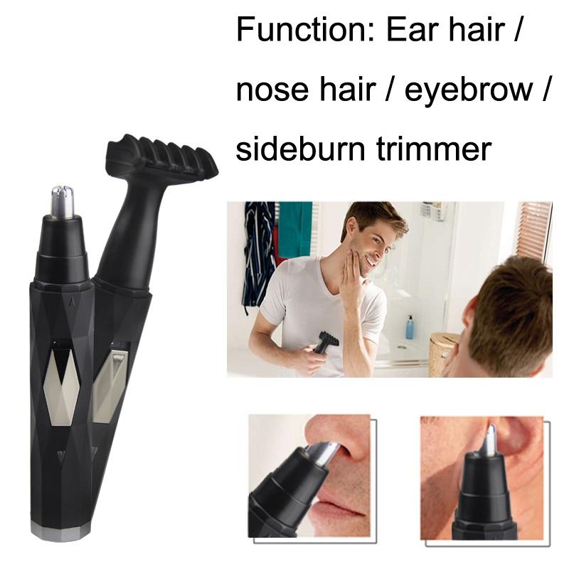 USB Rechargeable Nose Hair Trimmer For Men With Ear Eyebrow And Sideburn Grooming Kit 5