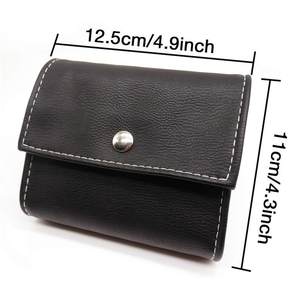 Premium Weekly Pill Organizer Portable Leather Pill Holder Case 2