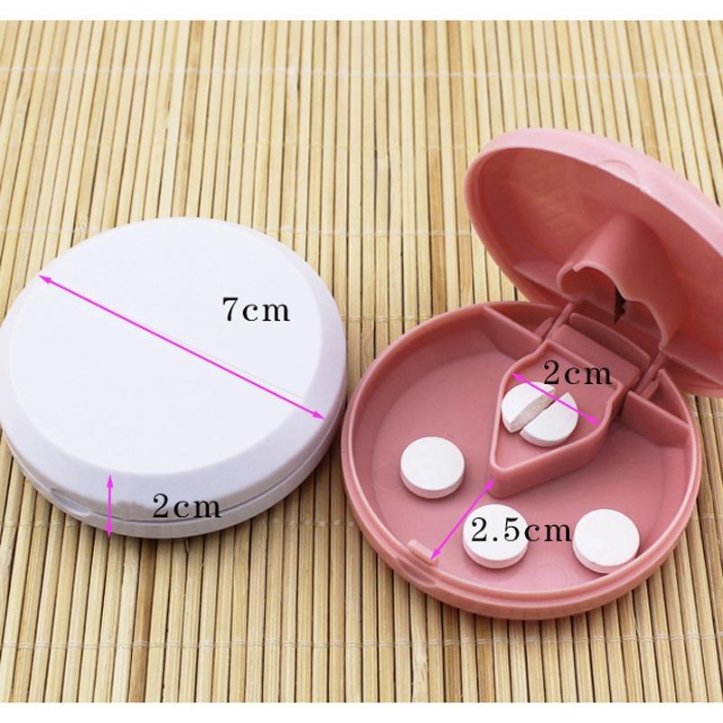 Portable Pill Cutter Medicine Dispenser Box With Stainless Steel Blade 4