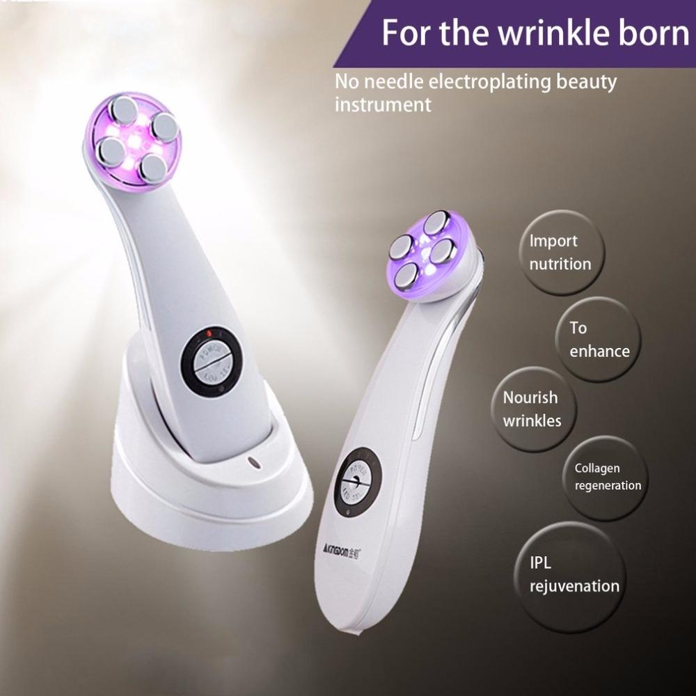 LED Face Care Tool Anti Aging Face Massager With Ionic Rejuvenation 3
