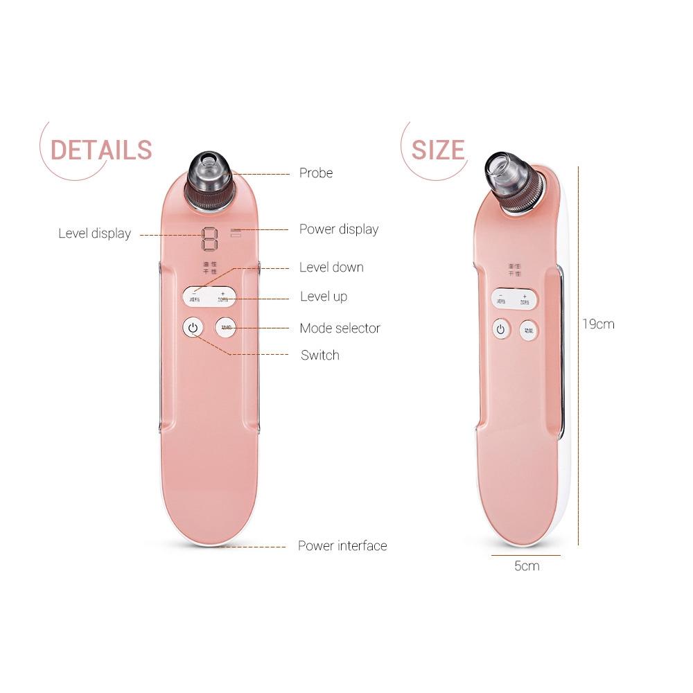 Rechargeable Blackhead Remover Pore Vacuum Facial Cleaner 7