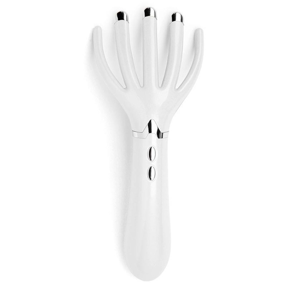 Rechargeable Electric Head Massager Heated Vibration Scalp Massage Comb 8