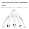 Rechargeable Electric Head Massager Heated Vibration Scalp Massage Comb 3