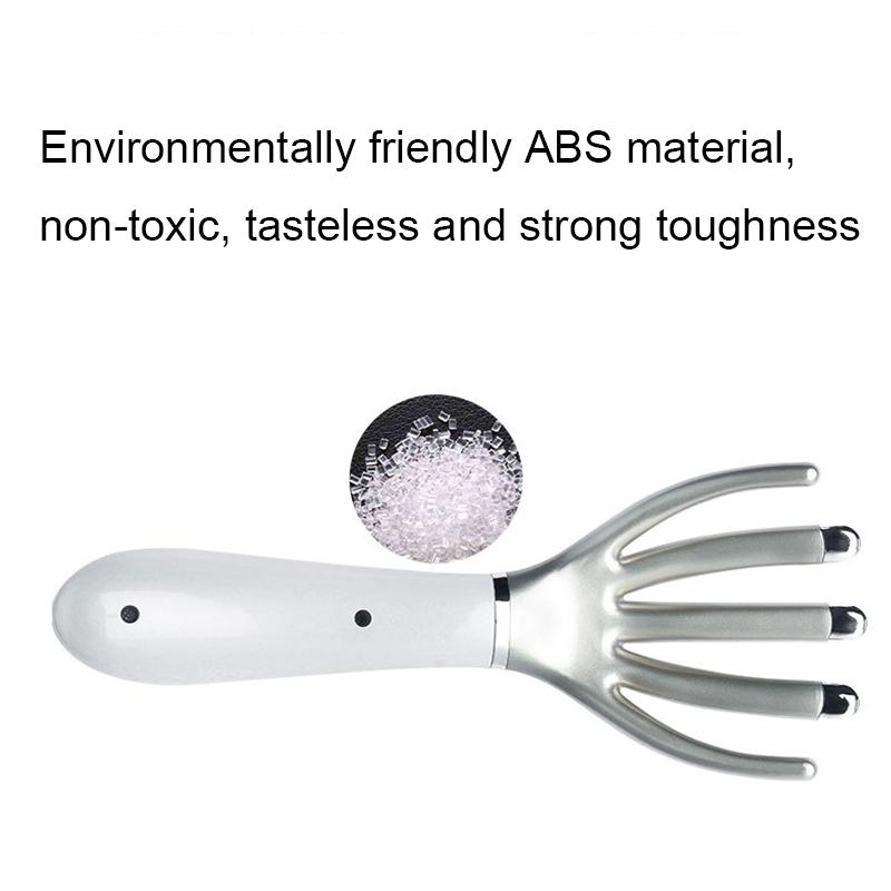 Rechargeable Electric Head Massager Heated Vibration Scalp Massage Comb 4
