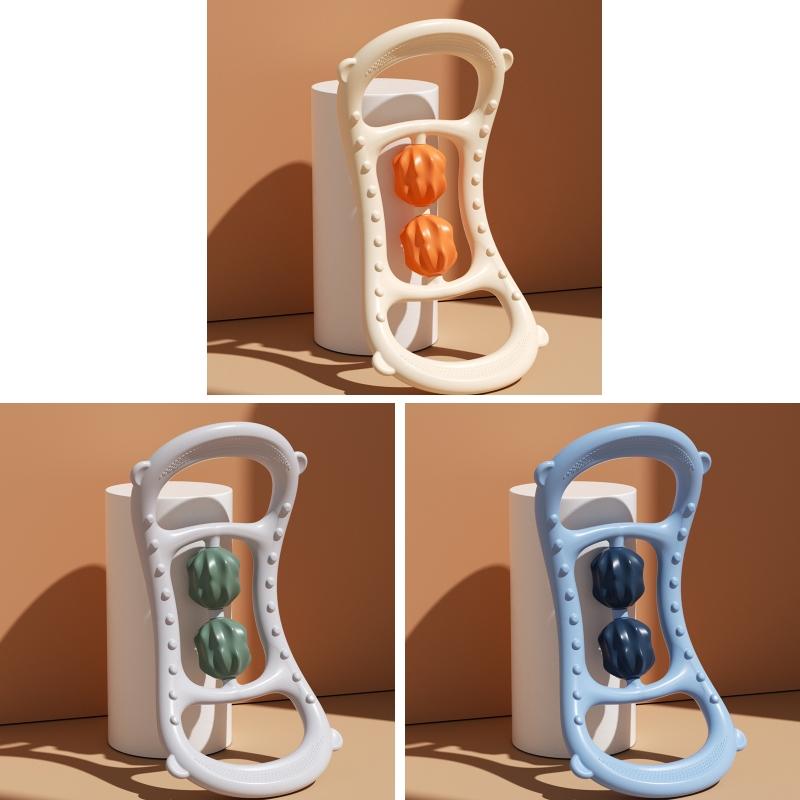 Yoga Stretch Ring With Raised Massage Roller For Flexibility And Muscle Relief 1