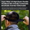 Outdoor Dual Beam LED Sensor Headlamp with Color Ambient Light Bright Outdoor Headlight
