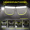 Ultra Clear Glasses Style LED Headlamp Rechargeable Night Fishing Headlamp & Hands Free Outdoor Work Light