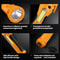 Multifunction Rechargeable Magnetic COB Work Light With Car Safety Hammer Emergency Flashlight 2