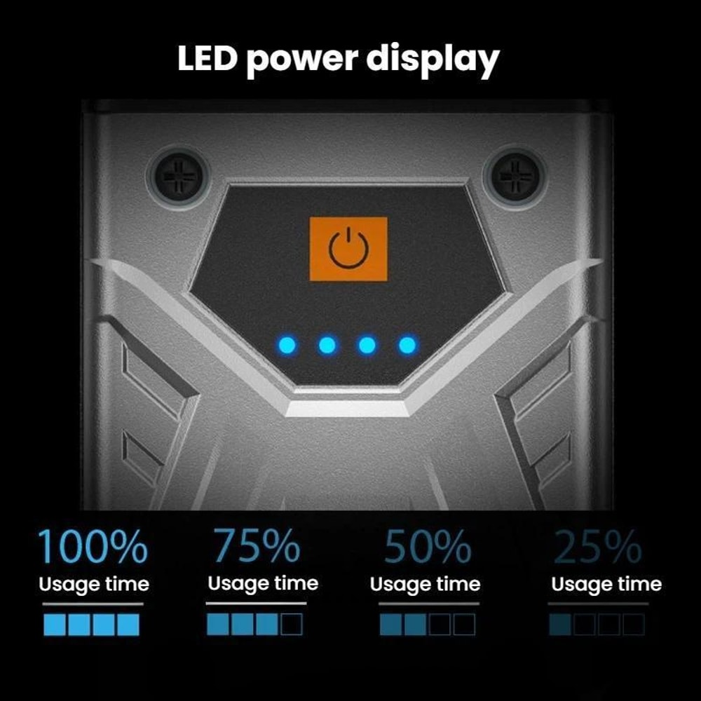 Rechargeable Magnetic LED Work Light with Power Display