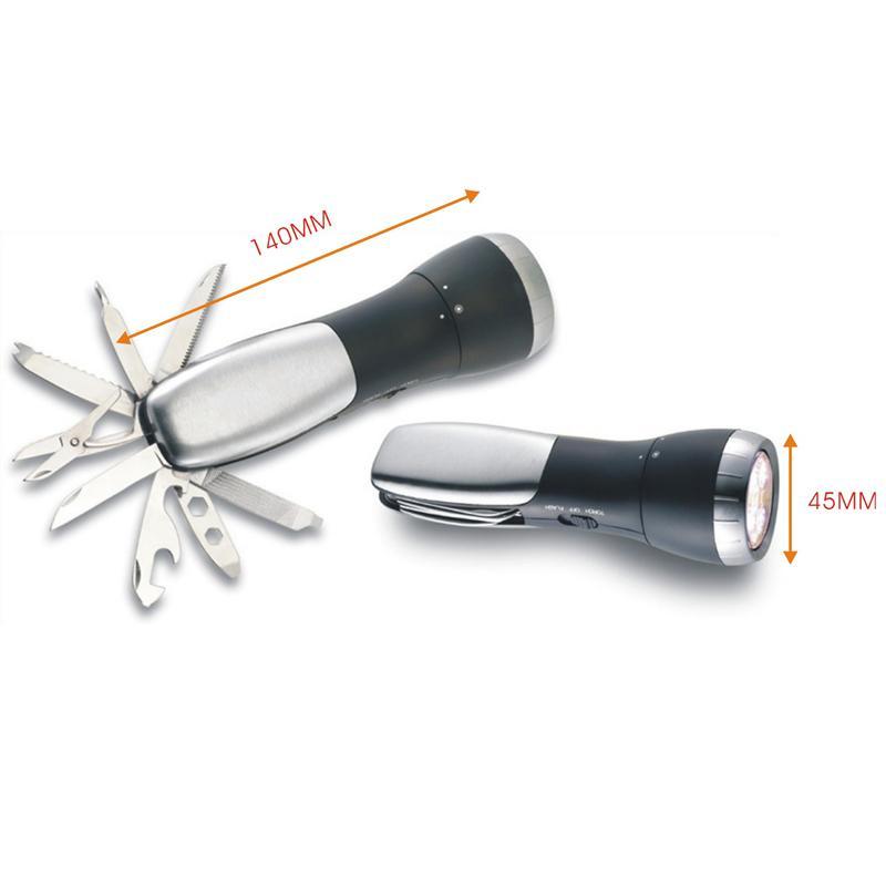 Portable Flashlight Tool Kit for Car Emergency Outdoor Camping and Home Repairs