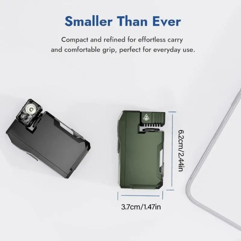 Rechargeable Mini LED EDC Magnetic Flashlight Portable Everyday Carry Light