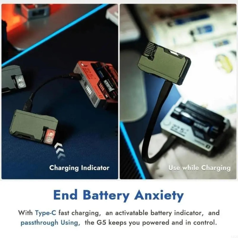 Rechargeable Mini LED EDC Magnetic Flashlight Portable Everyday Carry Light