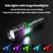 Rechargeable LED Flashlight with Power Display and Rainbow Side Light