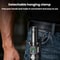 Rechargeable LED Flashlight with Power Display and Rainbow Side Light