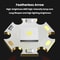 Rechargeable LED Flashlight with Power Display and Rainbow Side Light