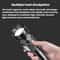 Rechargeable LED Flashlight with Power Display and Rainbow Side Light