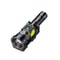 Rechargeable LED Flashlight with Power Display and Rainbow Side Light