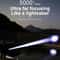 Outdoor Laser Zoom Torch High Brightness Long Range Flashlight