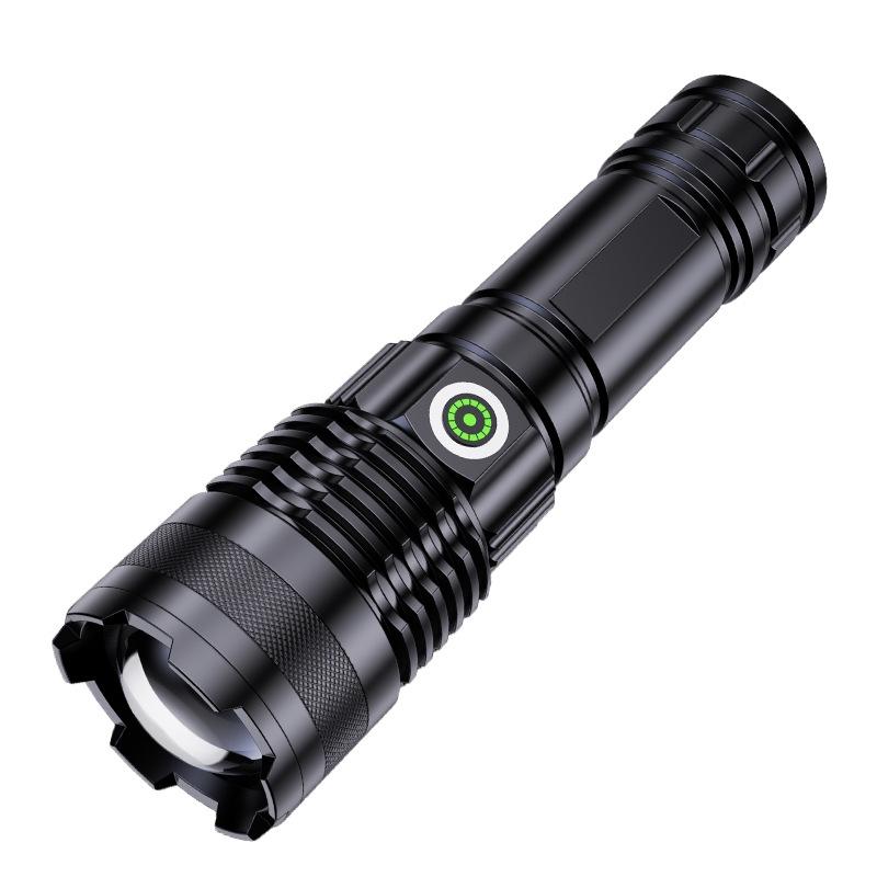 Outdoor Laser Zoom Torch High Brightness Long Range Flashlight