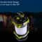 Rechargeable LED Searchlight Camping Light with Side Lamp and USB Charging
