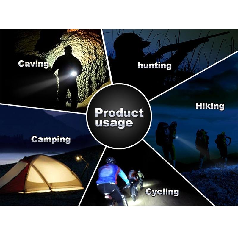 Tactical LED Torch Zoomable Waterproof Emergency Light