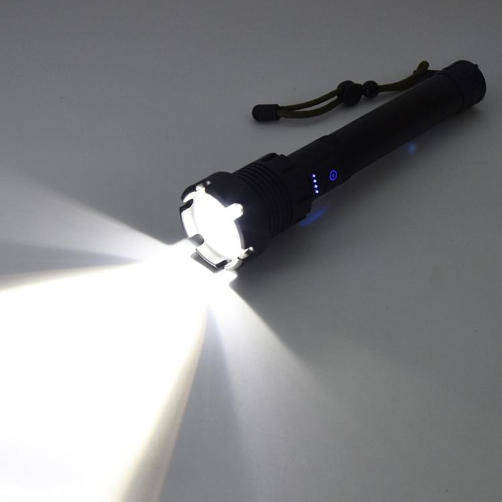 Tactical USB Rechargeable Outdoor P90COB LED Flashlight 1