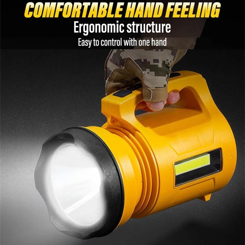 Rechargeable Outdoor Cycling Light With RGB Searchlight 10