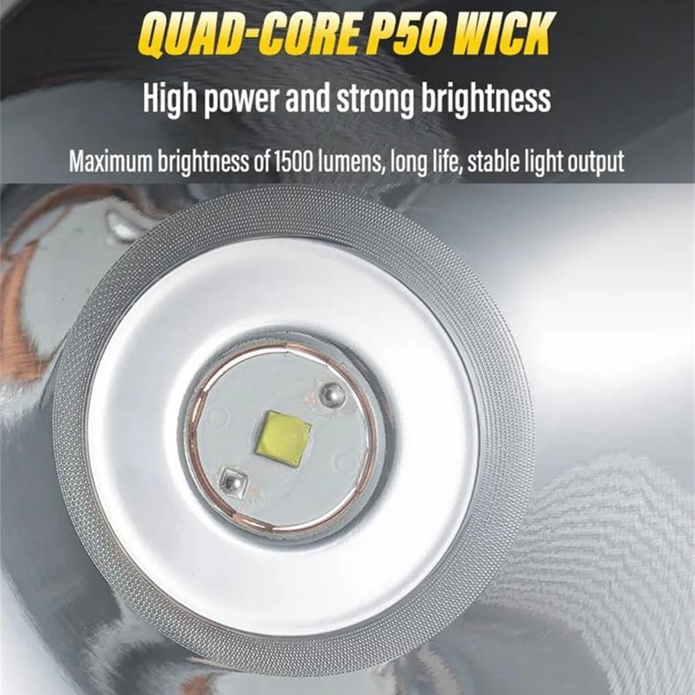 Rechargeable Outdoor Cycling Light With RGB Searchlight 14