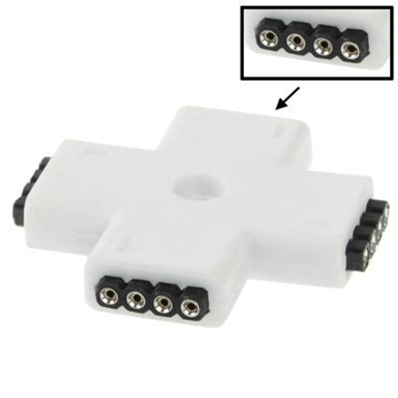 Professional RGB LED Connector Female LED Strip Connector For Flexible RGB Strips 1