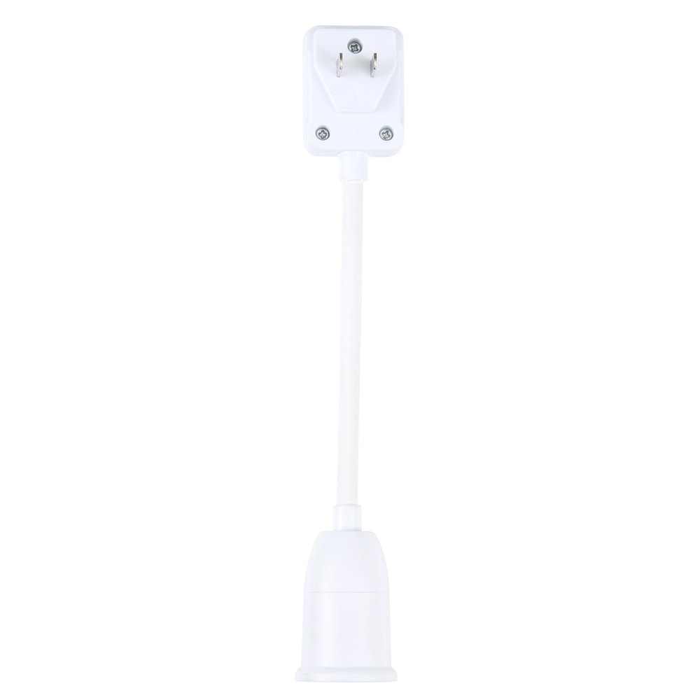 Adjustable Flexible E27 Bulb Holder With Switch US Plug Socket Extension Converter 1